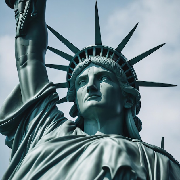 Statua della Libertà colossale scultura neoclassica New York negli Stati Uniti