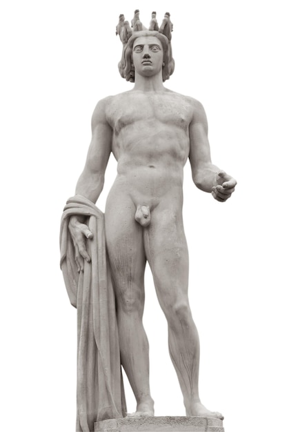 Statua di Apollo isolata