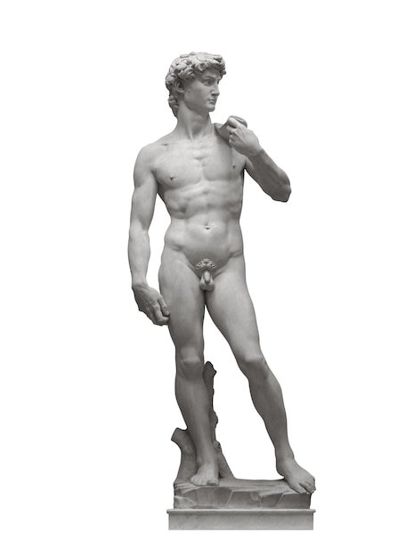 Statua di David isolata