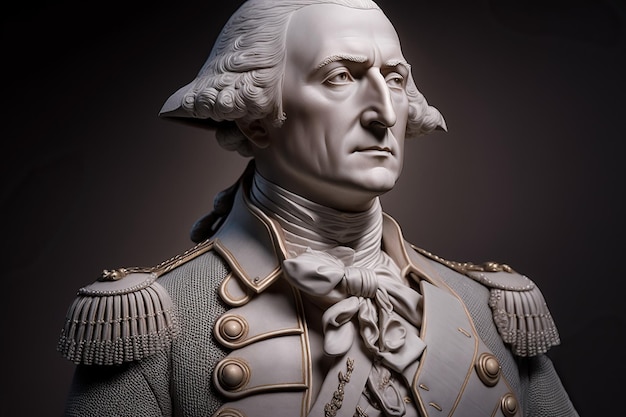 statua di George Washington , Generative ai