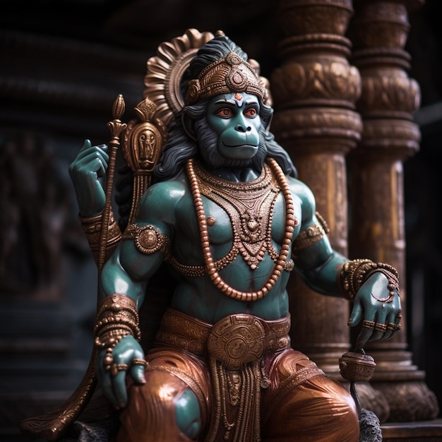 Statua di Lord Hanuman ji