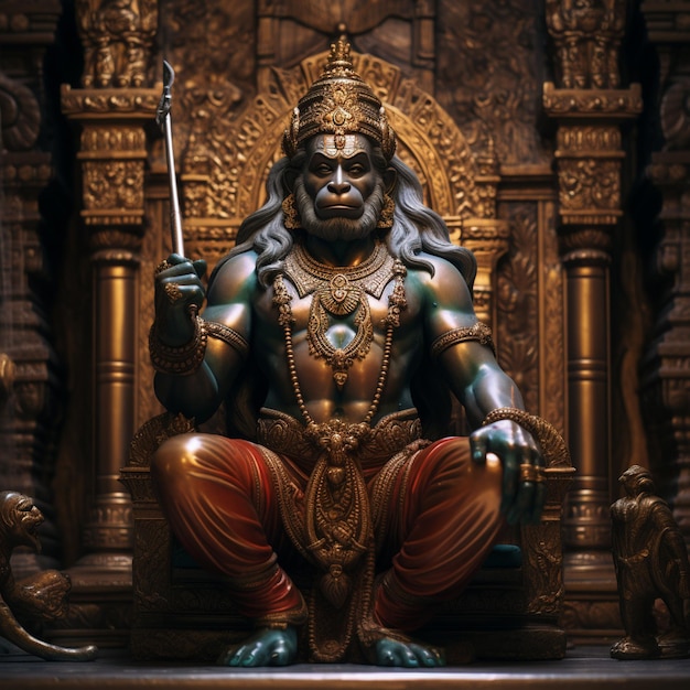 Statua di Lord Hanuman ji