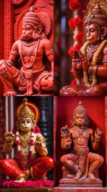 Statua di Lord Hanuman ji