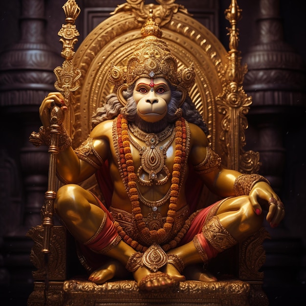 Statua di Lord Hanuman ji