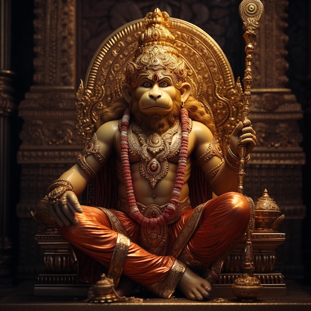 Statua di Lord Hanuman ji