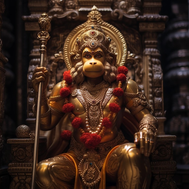 Statua di Lord Hanuman ji