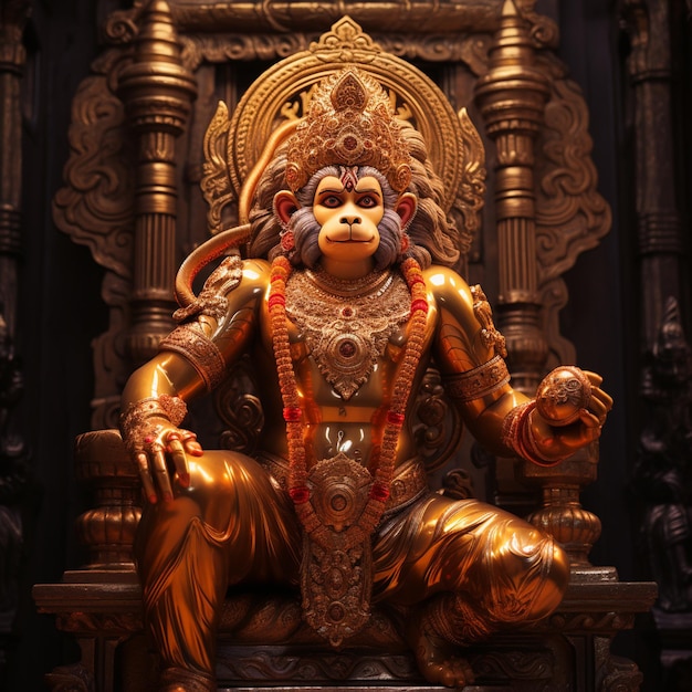 Statua di Lord Hanuman ji