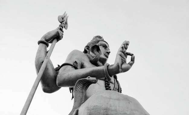 Statua Di Lord Shiva In Karnataka India