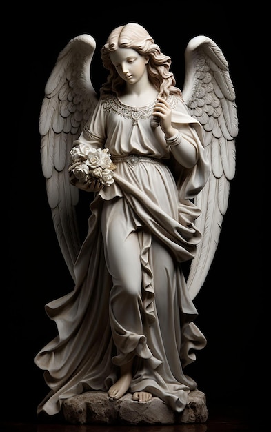 Statua di un angelo custode