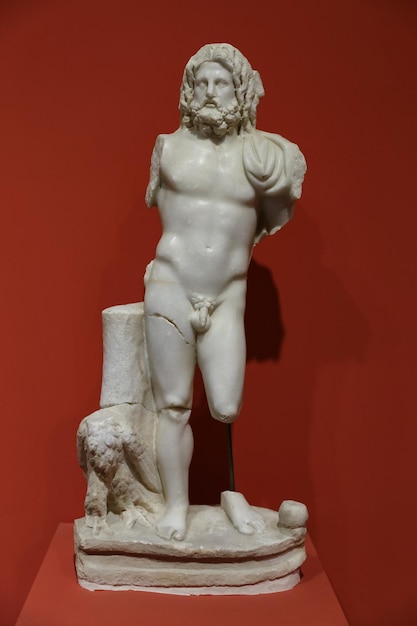 Statua di Zeus nel museo di Efeso, città di Selcuk, Smirne, Turchia