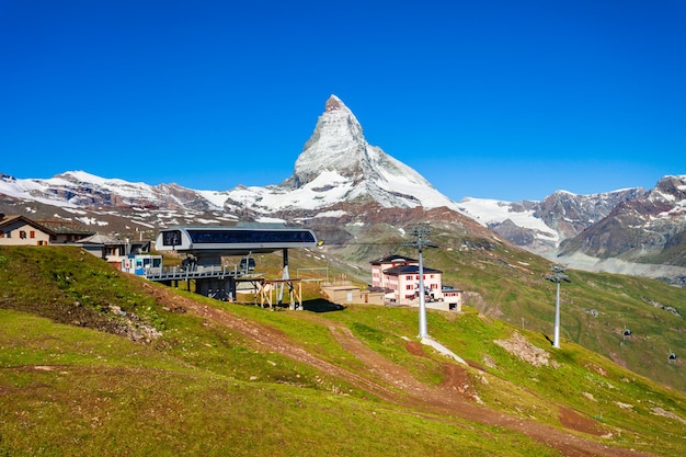 Stazione della funivia vicino a Zermatt