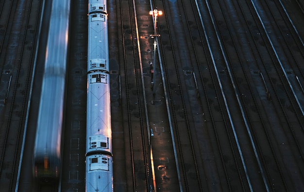 Stazione della metropolitana di New York, USA