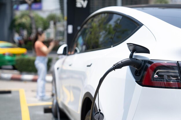 Stazione di ricarica EV per auto elettrica