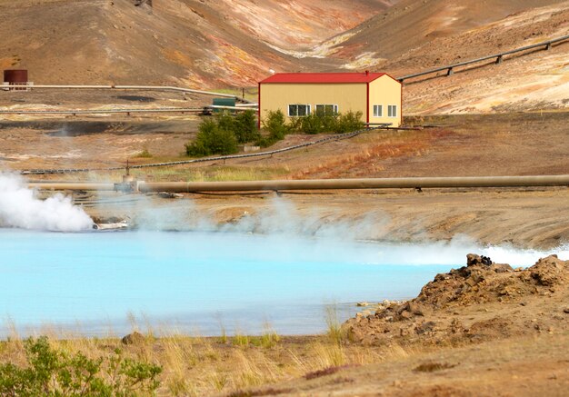 Stazione geotermica in Islanda