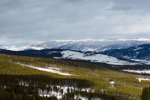 Stazione sciistica di Breckenridge in inverno.