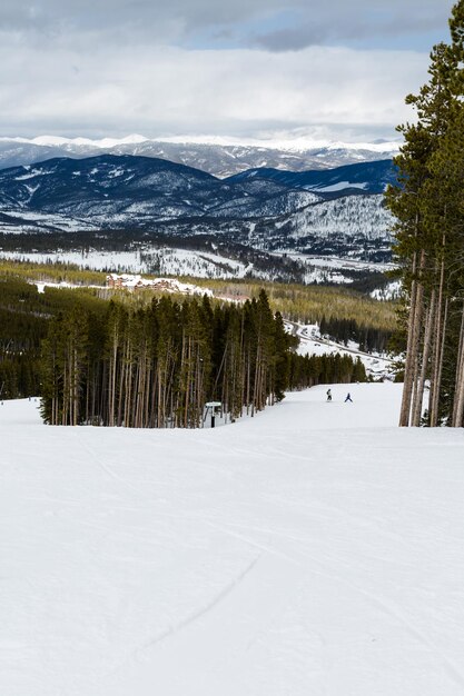 Stazione sciistica di Breckenridge in inverno.