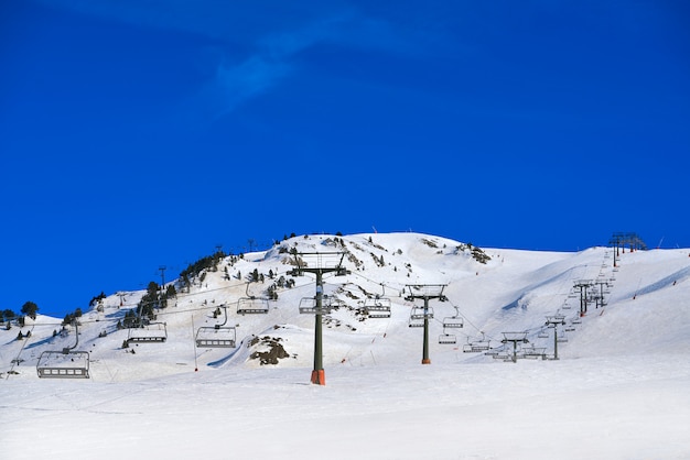 Stazione sciistica nella valle di Aran