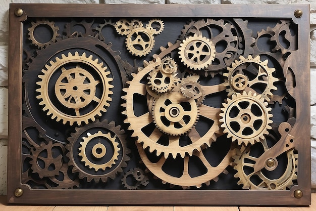 Steampunk Gear Wall Art