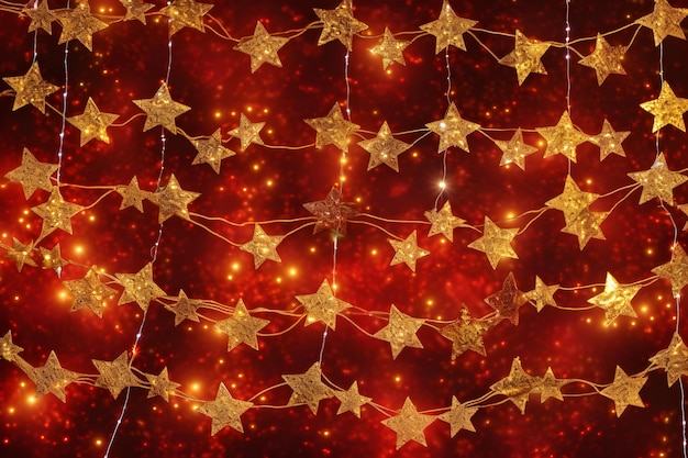 Stelle di Natale con sfondo bokeh