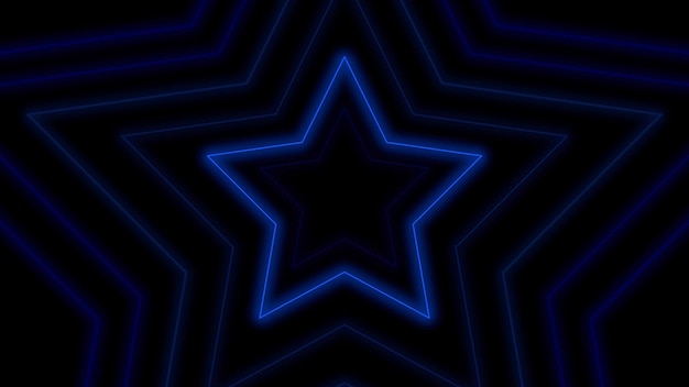 Stelle retrò colorate, sfondo astratto. Elegante e lussuosa illustrazione geometrica dinamica anni '80 e '90 in stile memphis 3D