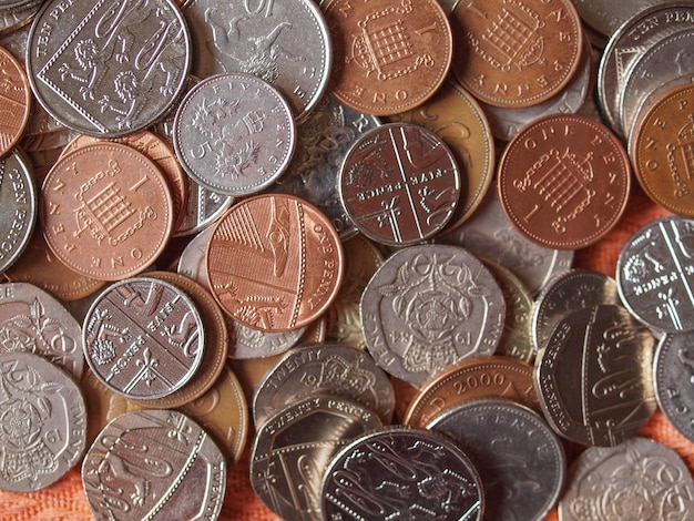 Sterlina monete, Regno Unito