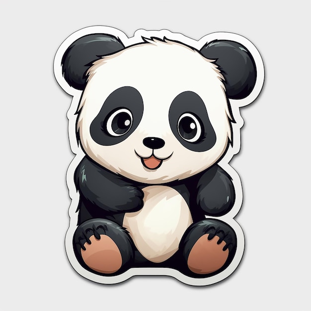 Sticker carini per panda