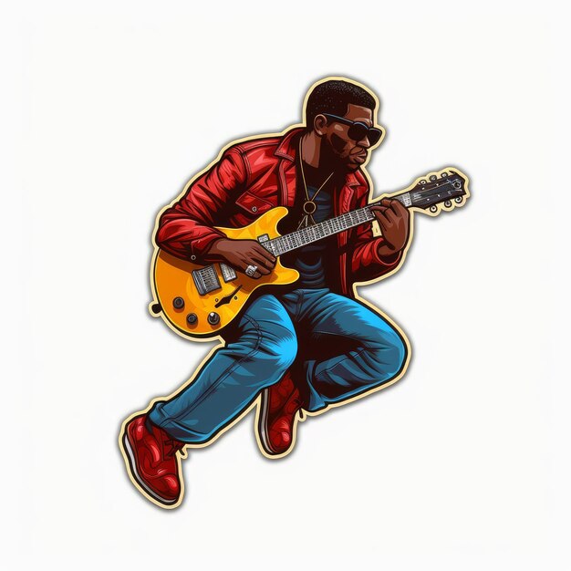 Sticker per chitarristi hip hop