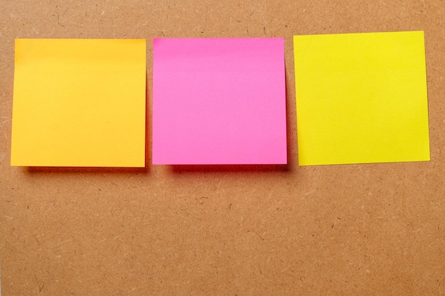 Sticky Notes raccolta di colorati post-it carta nota sfondo isolato