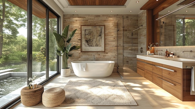 Stile bagno eco-eleganza