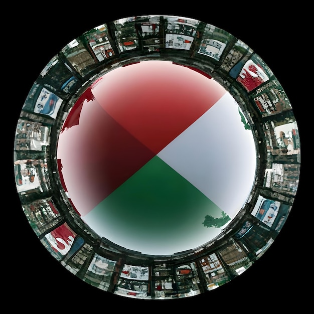 Stile del logo di Windows della bandiera palestinese
