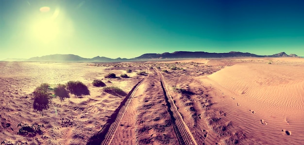 Stile di vita scenico del paesaggio del deserto