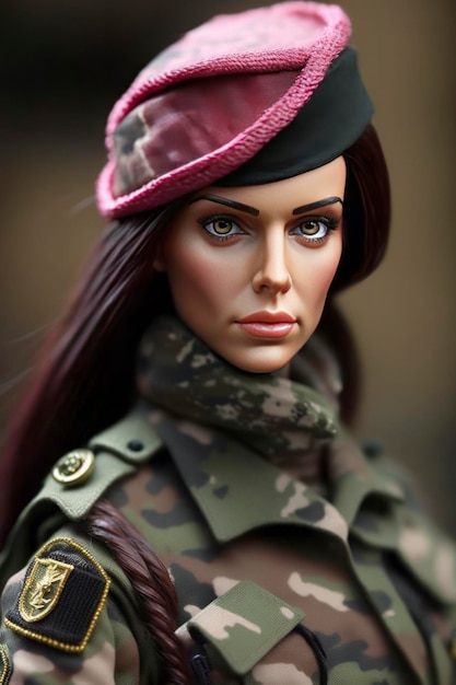 Stile militare Barbie