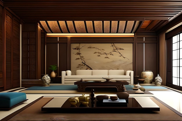 Stile orientale Japanesse Home Interior Design