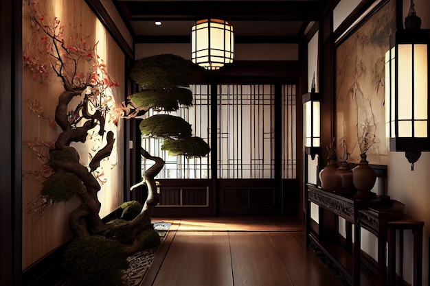 Stile orientale Japanesse Home Interior Design