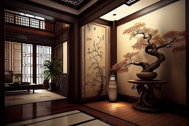 Stile orientale Japanesse Home Interior Design