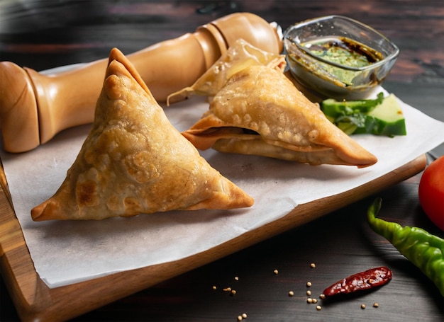 Stile ristorante Samosa generato dall'intelligenza artificiale