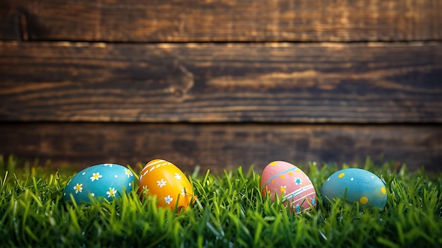 Still life della stagione primaverile con sfondo delle feste di Pasqua