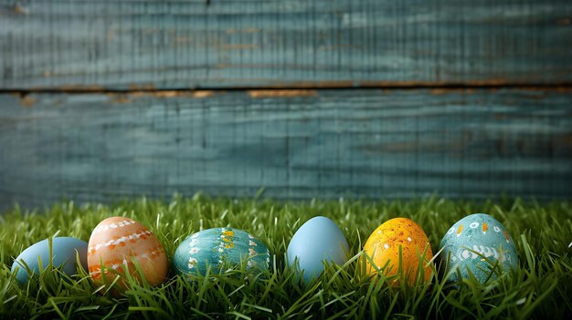 Still life della stagione primaverile con sfondo delle feste di Pasqua