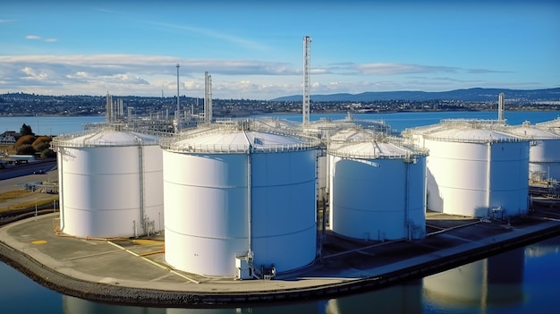 Stoccaggio di prodotti chimici petroliferi e petrolchimici presso la società di terminali di stoccaggio del petrolio Generative AI