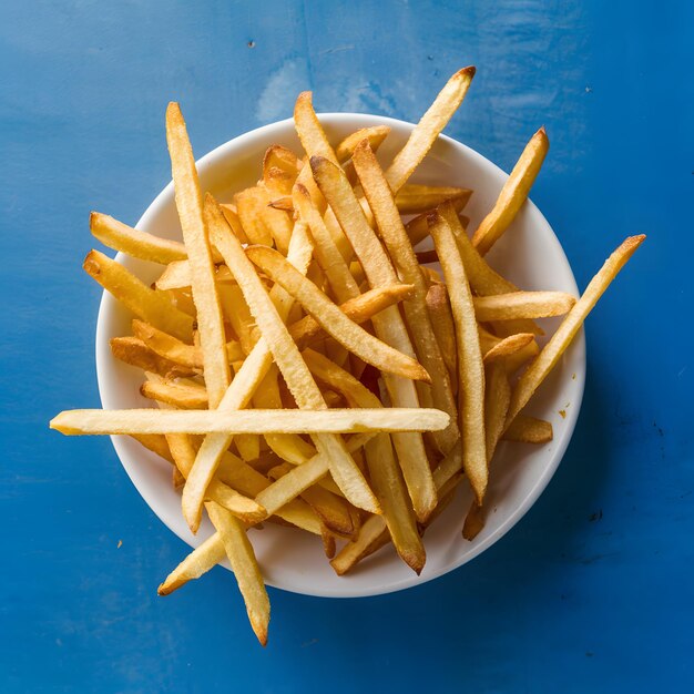 StockPhoto Crunchy deep fried fries che aggiungono freschezza e consistenza a qualsiasi pasto Per Social Media Post S