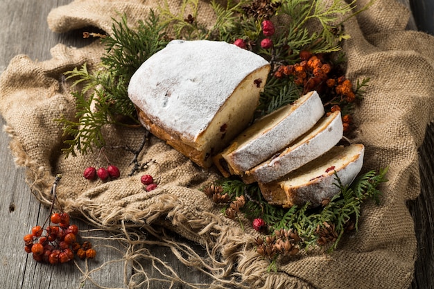 Stollen fruit, christmas stollen