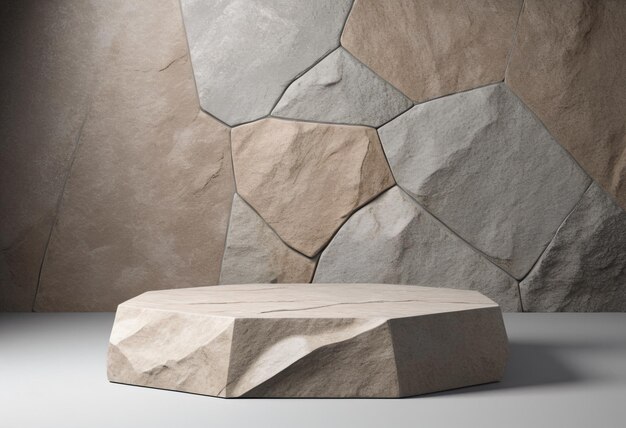 Stone Elegance Un podio per i prodotti di lusso