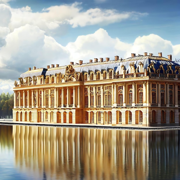 Storia e fatti della squisita Reggia di Versailles Collezione esclusiva FreePik