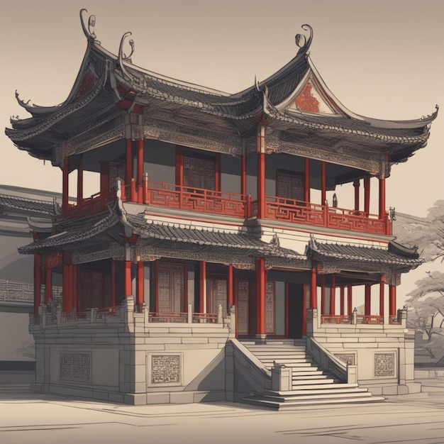 storiche case tradizionali cinesi