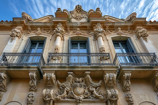 Storico municipio di Perpignan Frutas de Galva catturato