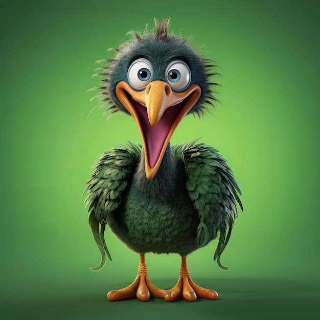 Stork Il caratteristico tacchino con un colore verde vibrante