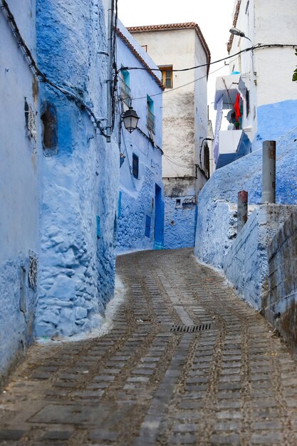 Strada a Chefchaouen in Marocco