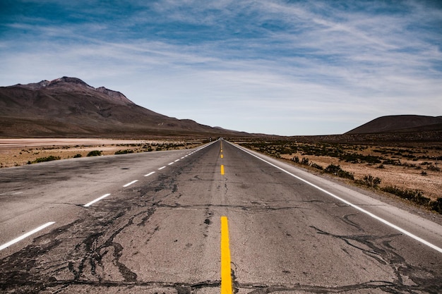 Strada asfaltata nazionale in america latina