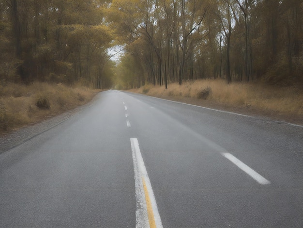 strada bellissima immagine ravvicinata generata dai