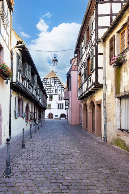 Strada colorata a Kaysersberg